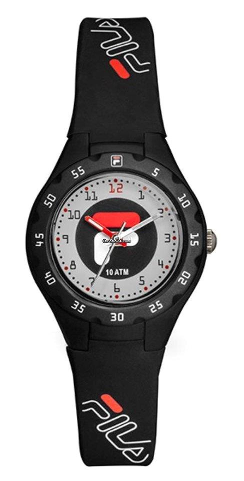 Fila 38-204-104F 32 mm Siyah Silikon Kordon Analog Kadın Kol Saati