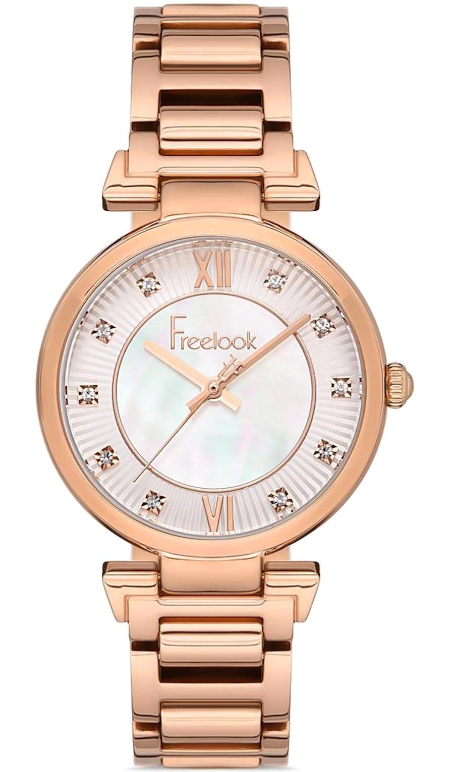 Freelook FL.1.10093.1 34 mm Rose Gold Metal Kordon Analog Kadın Kol Saati