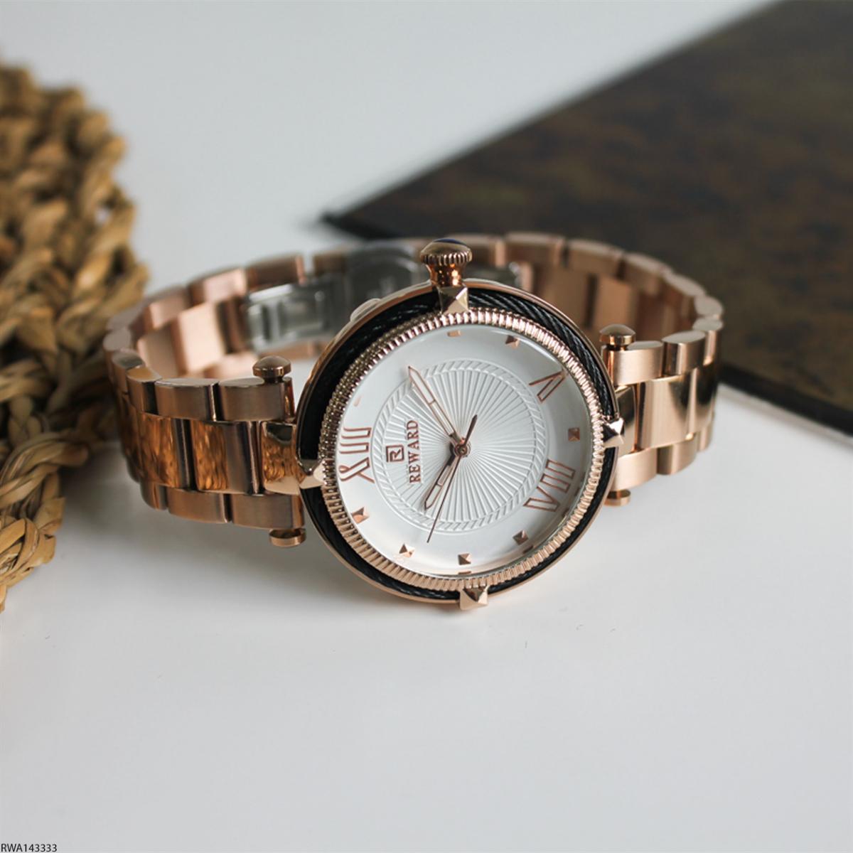 Reward RWA143333 30 mm Rose Gold Çelik Kordon Analog Kadın Kol Saati