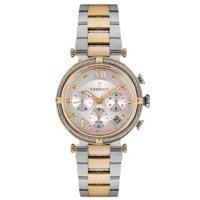 Essence ES6603FE.220 Takvimli 38 mm Altın-Gri Çelik Kordon Analog Kadın Kol Saati