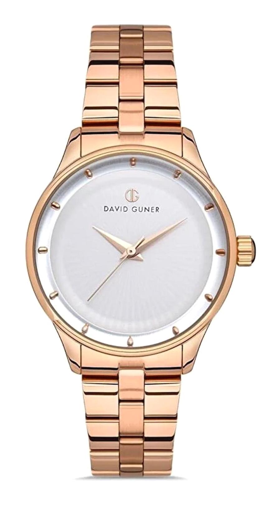 David Guner DG-8397LA-C1 34 mm Rose Gold Metal Kordon Analog Kadın Kol Saati