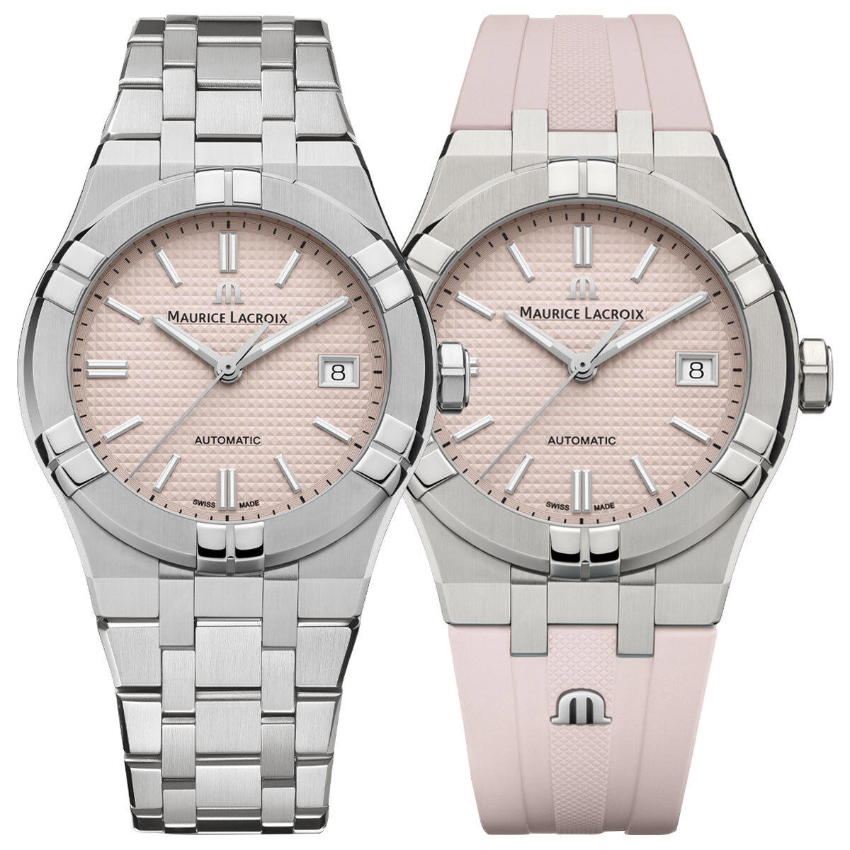 Maurice Lacroix ML-AI6007SS00F530-E Takvimli 39 mm Gri Çelik Kordon Analog Kadın Kol Saati