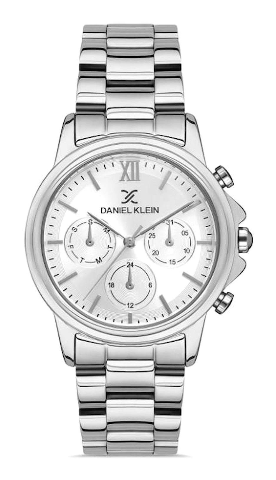 Daniel Klein EDK.1.10035.1 31-35 mm Gri Çelik Kordon Analog Kadın Kol Saati