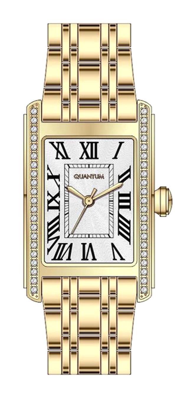 Quantum IML1039.130 34 mm Altın Çelik Kordon Analog Kadın Kol Saati