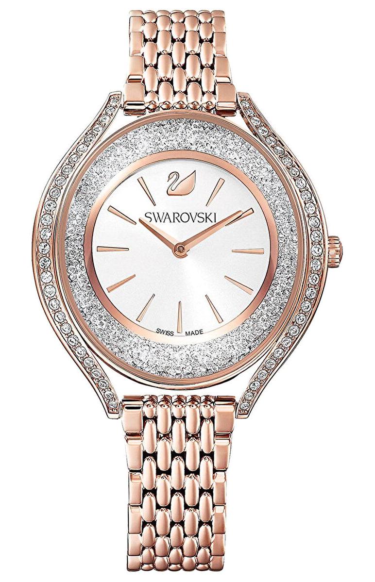 Swarovski SWR5519459 36 mm Rose Gold Çelik Kordon Analog Kadın Kol Saati