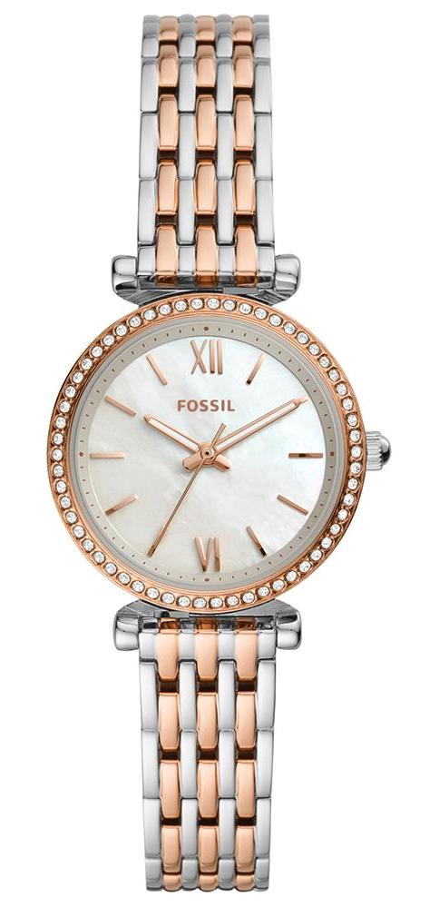 Fossil FES4649 28 mm Gri-Rose Gold Çelik Kordon Analog Kadın Kol Saati