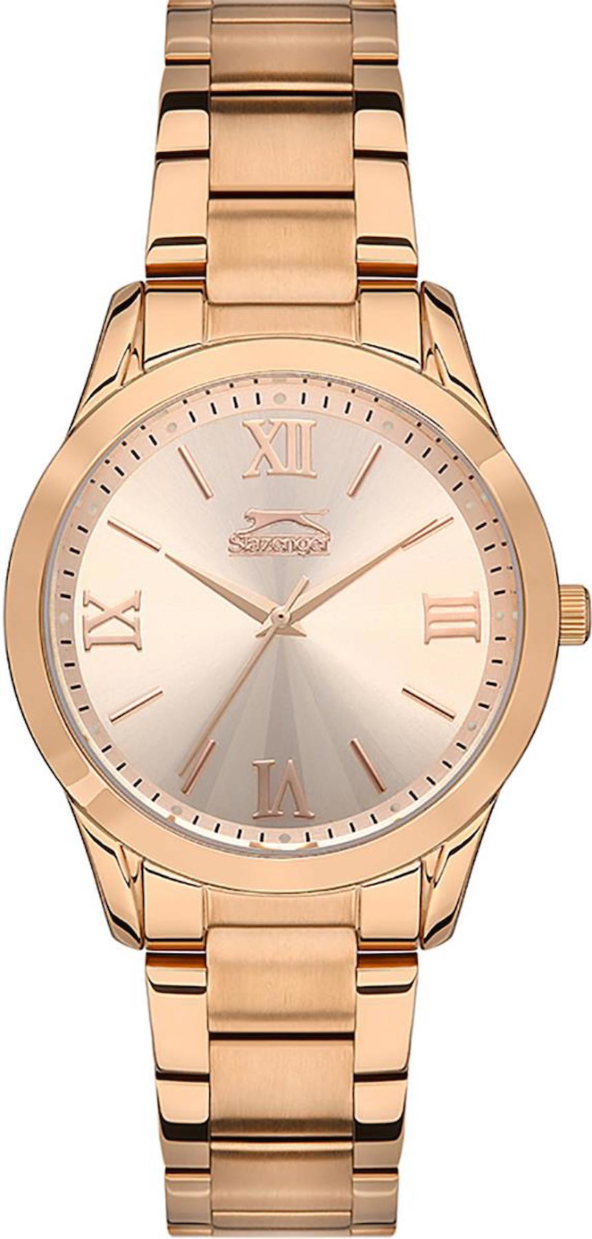 Slazenger SL.09.2132.3.04 34 mm Rose Gold Metal Kordon Analog Kadın Kol Saati