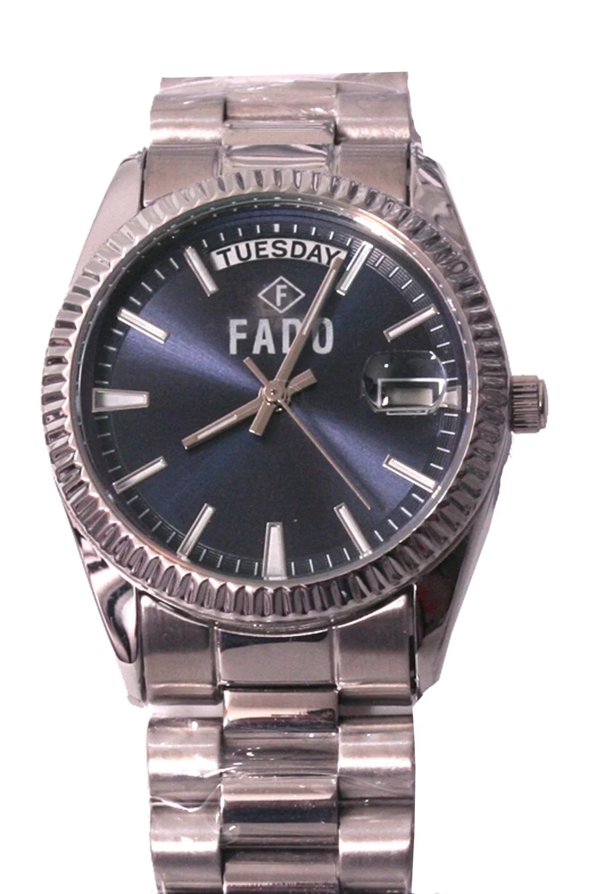 Q&Q RH 0220 Takvimli 36 mm Gri Çelik Kordon Analog Kadın Kol Saati
