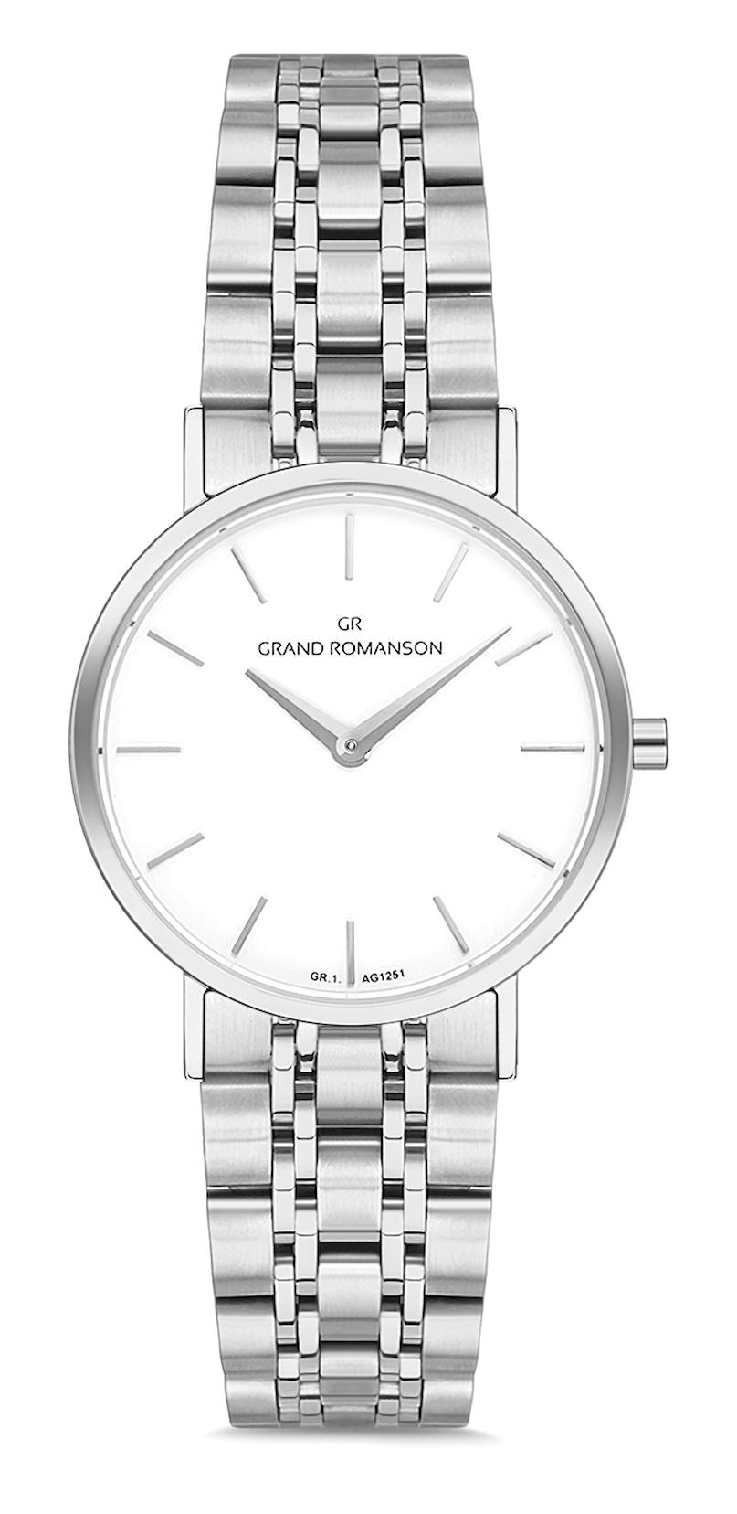 Romanson GR.1.AG1251.02 32 mm Gri Çelik Kordon Analog Kadın Kol Saati