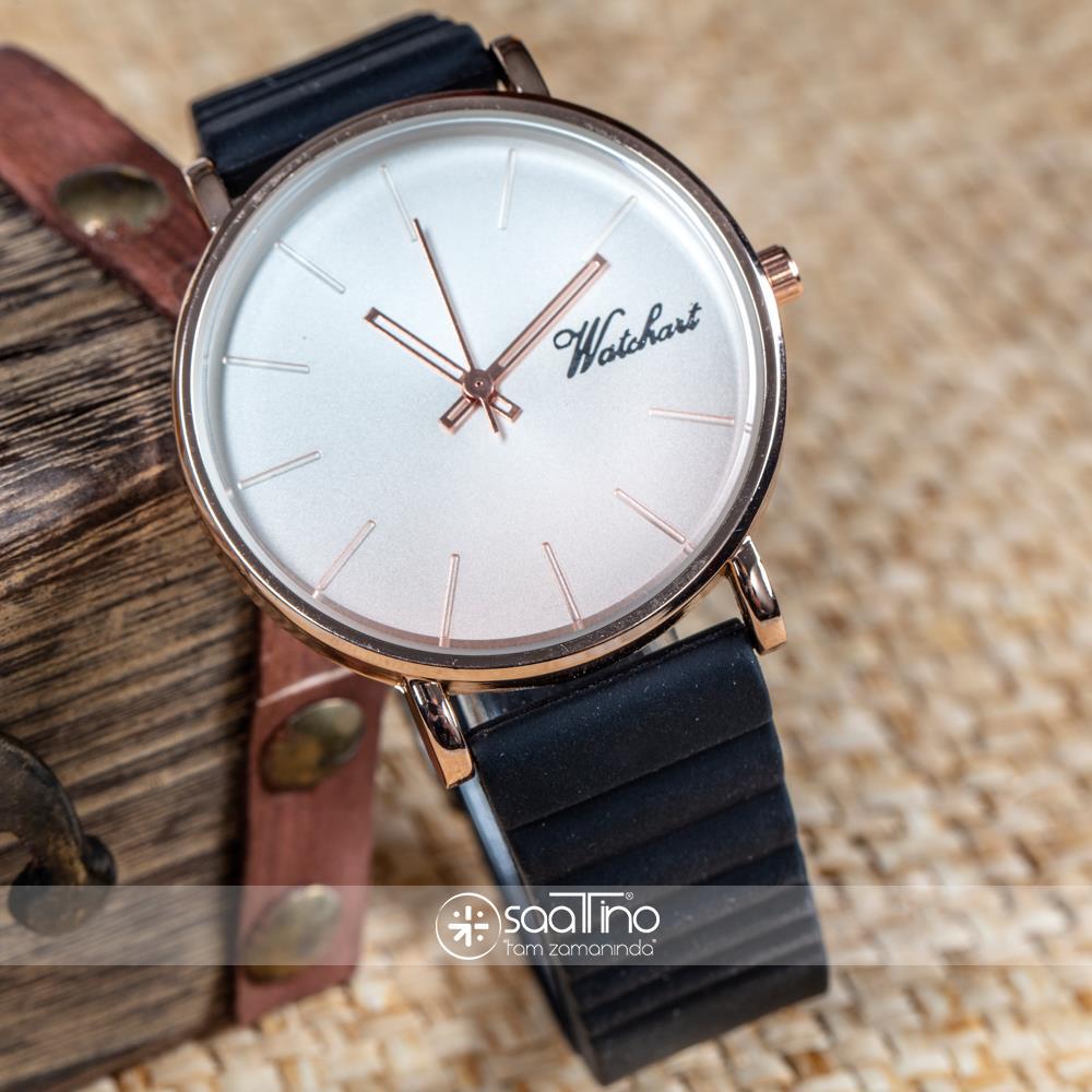 Spectrum ST-303347 40 mm Siyah Silikon Kordon Analog Kadın Kol Saati