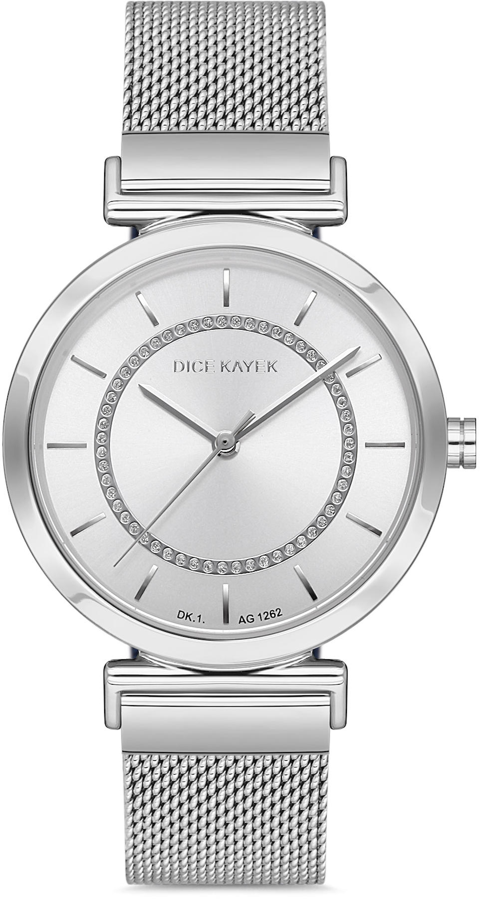 Dice Kayek DK.1.AG1262.01 42 mm Gri Metal Kordon Analog Kadın Kol Saati