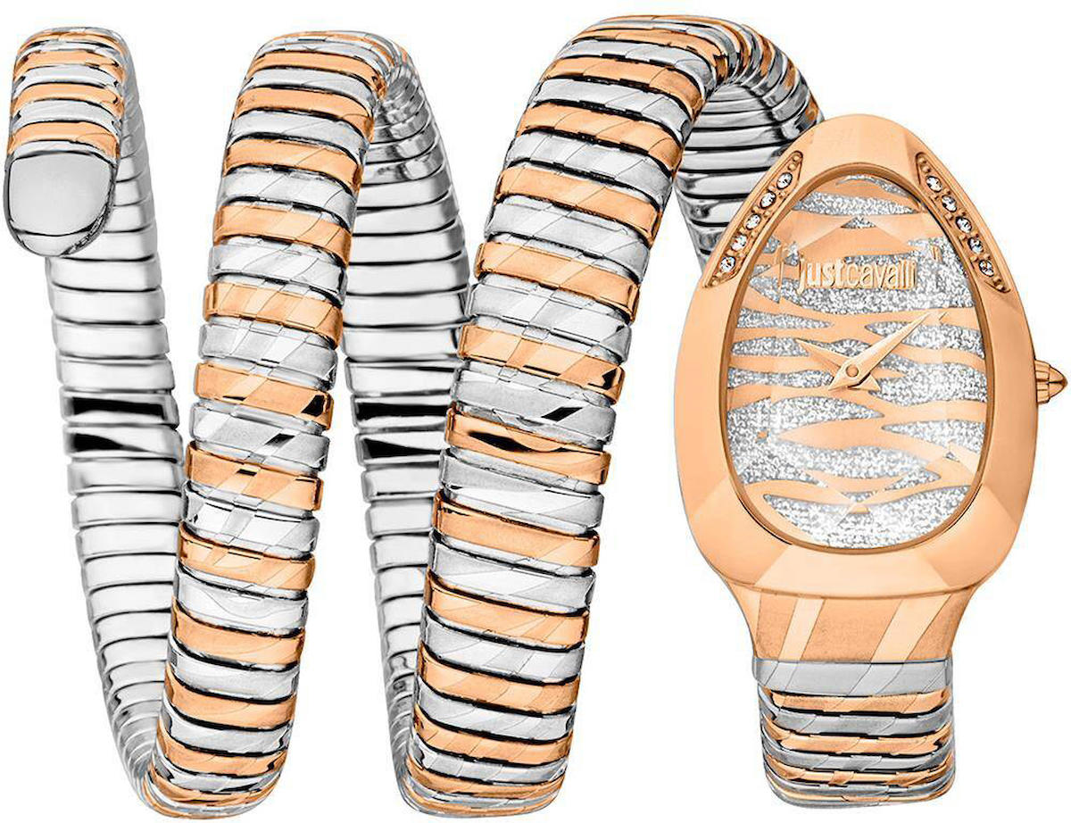 Just Cavalli JC1L226M0065 23 mm Gri-Rose Gold Çelik Kordon Analog Kadın Kol Saati