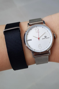 Sergio Tacchini 32 mm Gri Nato Kordon Analog Kadın Kol Saati