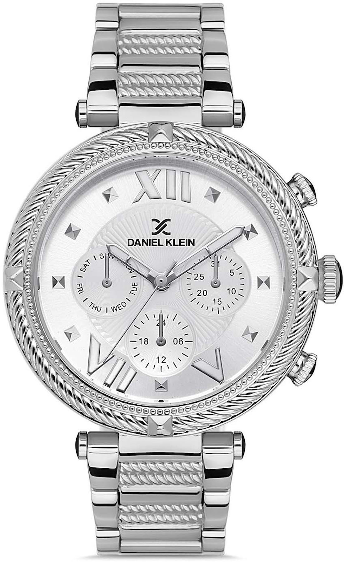 Daniel Klein EDK.1.10096.1 38 mm Gri Çelik Kordon Analog Kadın Kol Saati