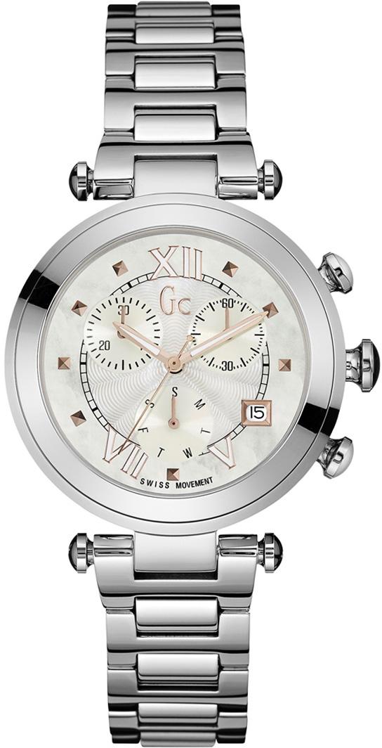 Guess GCY05010M1MF Takvimli 36 mm Gri Çelik Kordon Analog Kadın Kol Saati