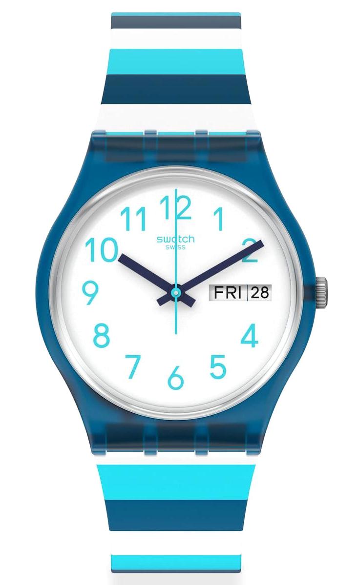 Swatch GN728 34 mm Çok Renkli Silikon Kordon Analog Kadın Kol Saati