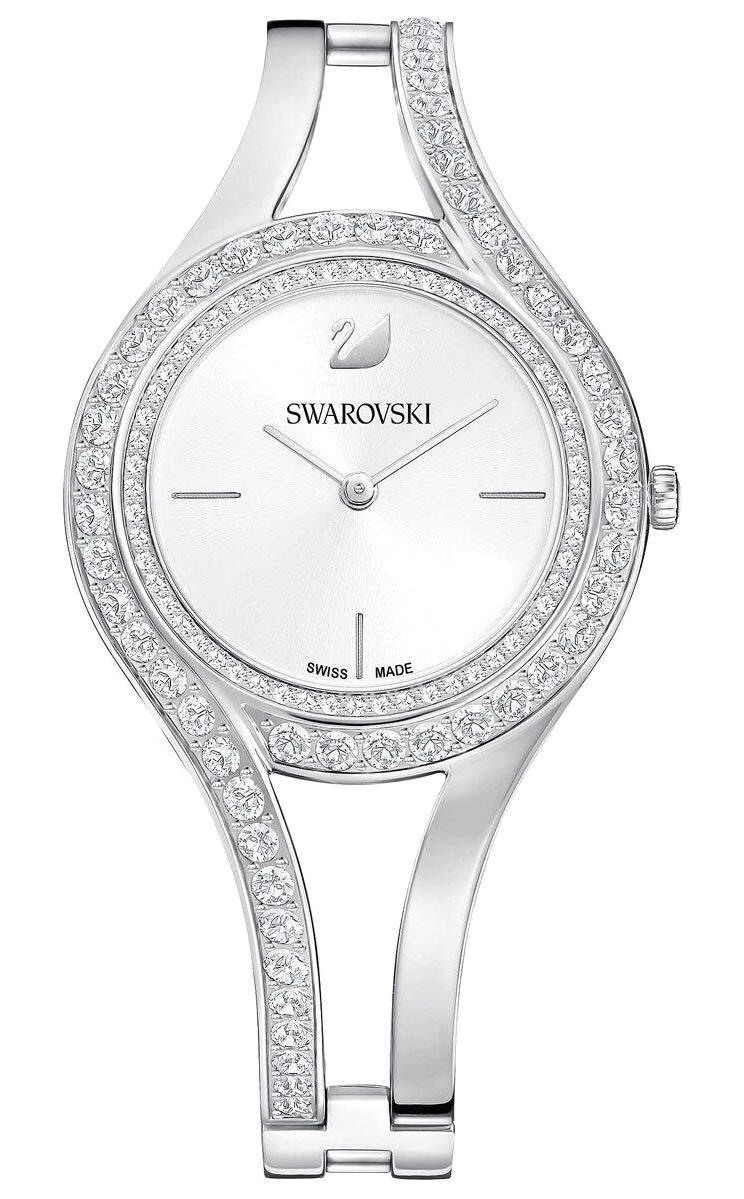 Swarovski SWR5377545 30 mm Gri Çelik Kordon Analog Kadın Kol Saati