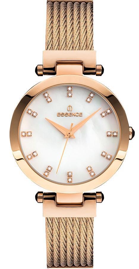 Essence ES6676FE.420 35 mm Rose Gold Çelik-Hasır Kordon Analog Kadın Kol Saati