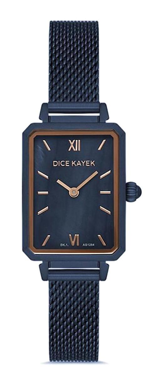 Dice Kayek DK.1.AG1284.09 20 mm Lacivert Çelik Kordon Analog Kadın Kol Saati