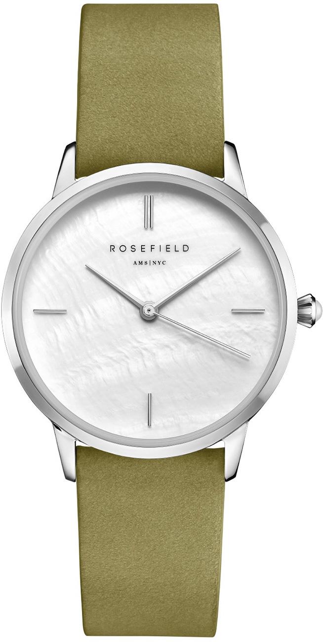 Rosefield RMOLS.R05 36 mm Yeşil Deri Kordon Analog Kadın Kol Saati