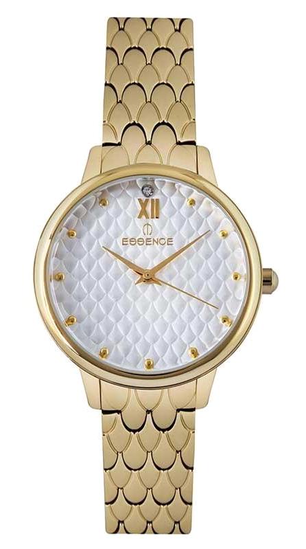 Essence ES6528FE.130 34 mm Altın Çelik Kordon Analog Kadın Kol Saati