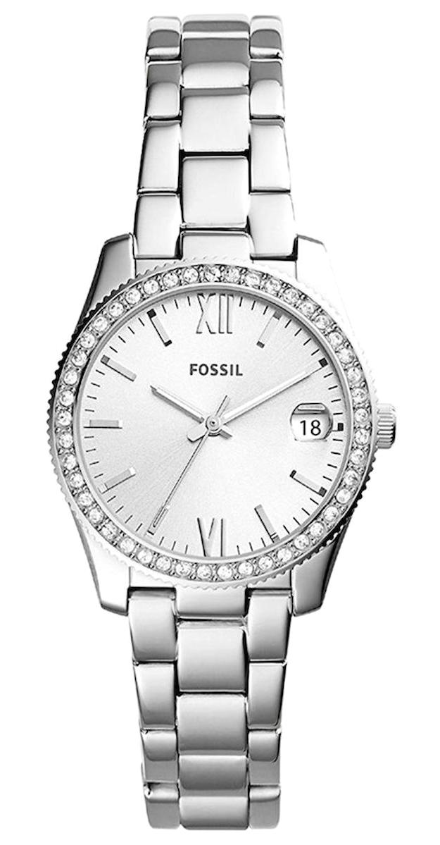 Fossil FES4317 32 mm Gri Çelik Kordon Analog Kadın Kol Saati