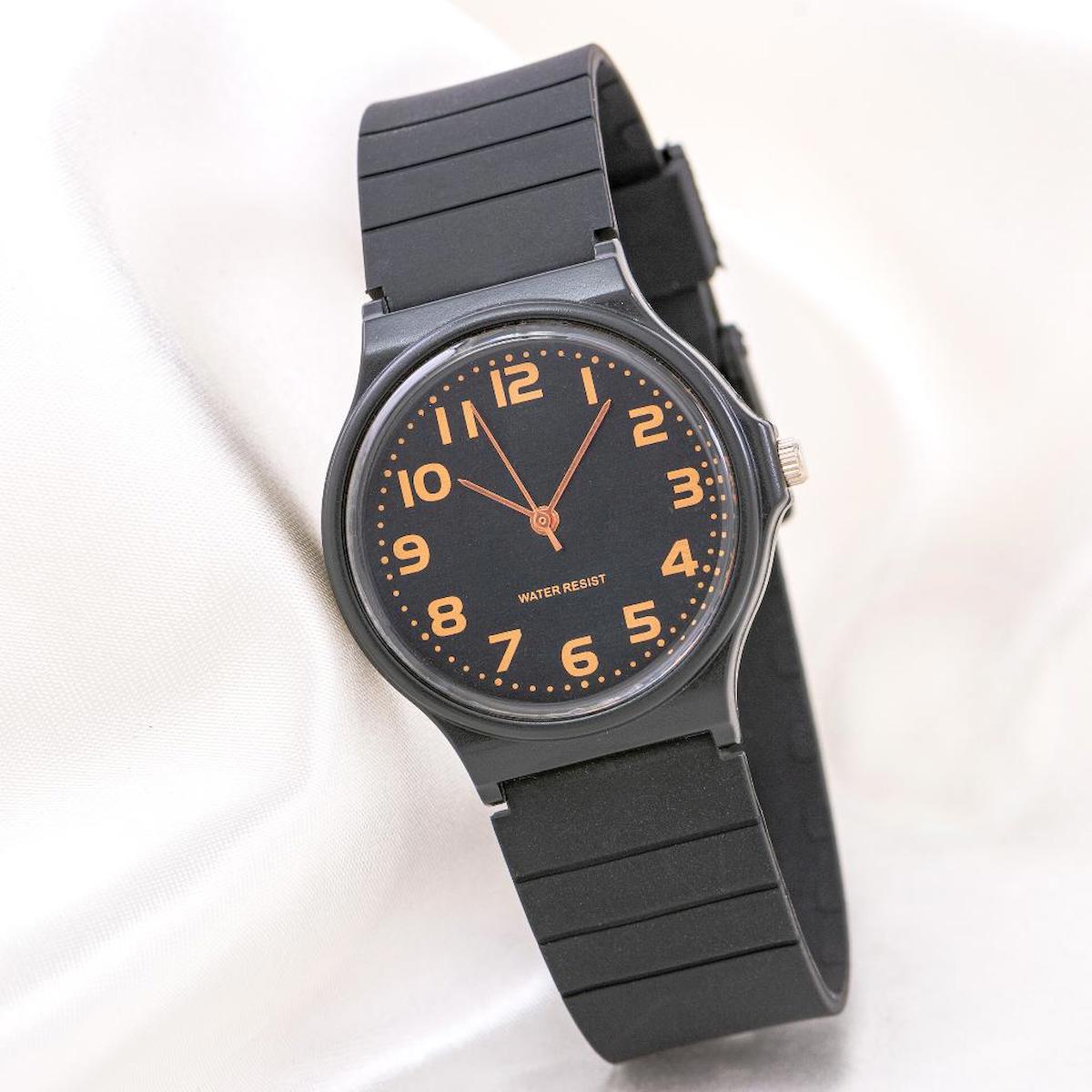 Oleydi 35 mm Gri Silikon Kordon Analog Unisex Kol Saati