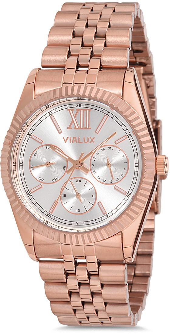 Vialux LY573R-02SR 36 mm Rose Gold Çelik Kordon Analog Kadın Kol Saati