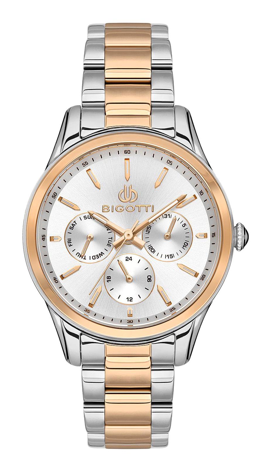 Bigotti BG.1.10467.5 36 mm Gri Çelik Kordon Analog Kadın Kol Saati