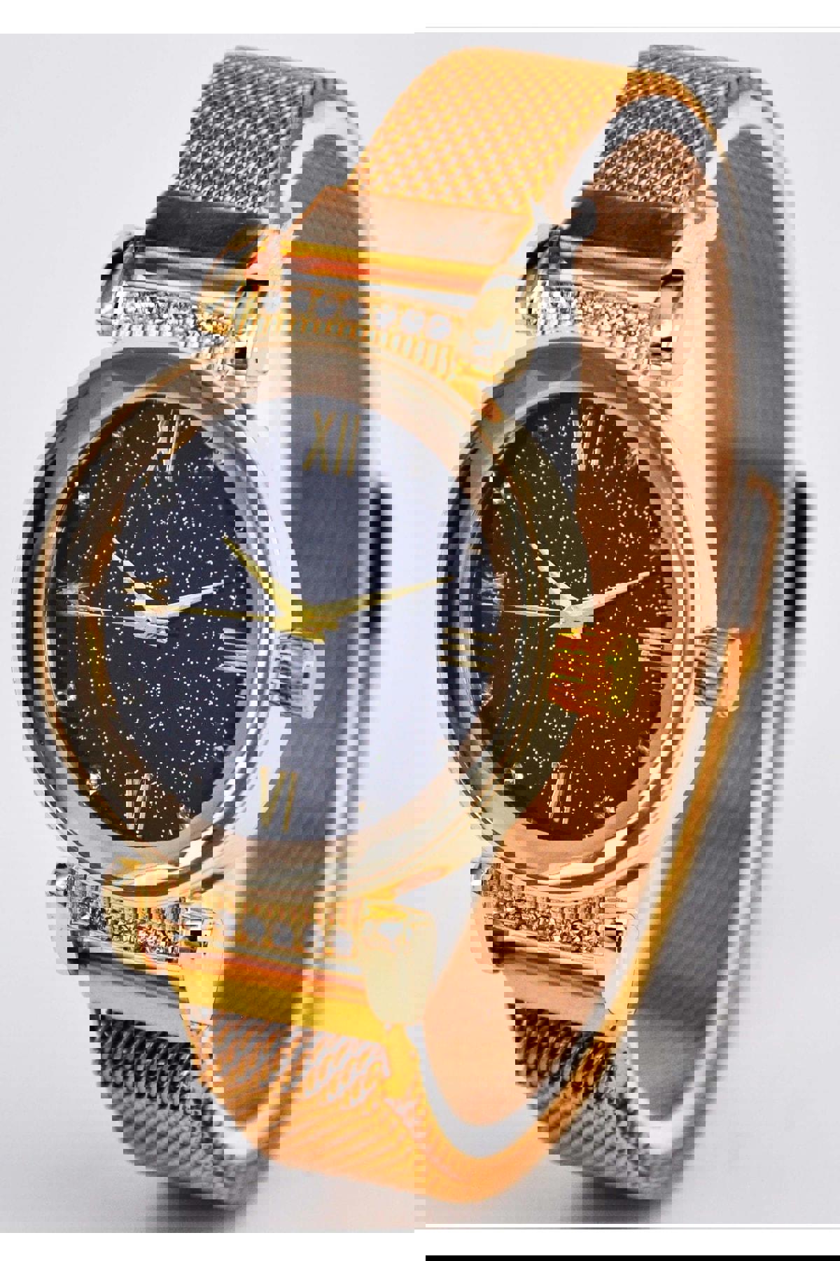 Sonsuzsaat SU-459 38 mm Altın Metal Kordon Analog Kadın Kol Saati