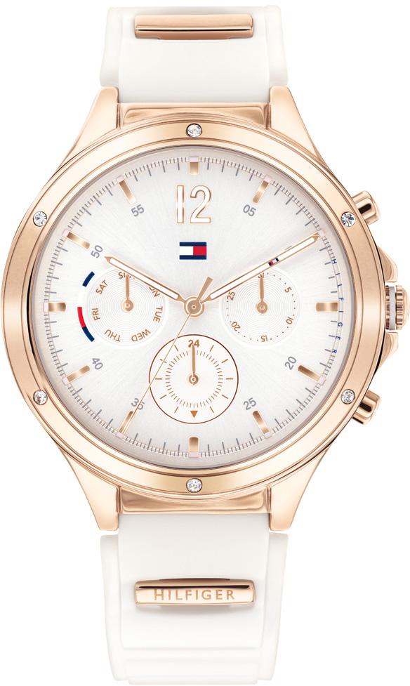 Tommy Hilfiger TH1782280 38 mm Beyaz Silikon Kordon Analog Kadın Kol Saati