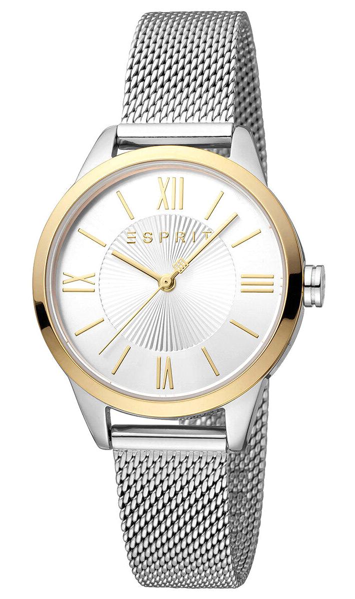 Esprit ES1L423M0105 32 mm Gri Çelik-Hasır Kordon Analog Kadın Kol Saati
