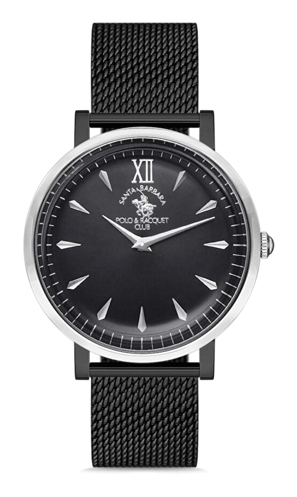 Santa Barbara Polo & Racquet Club SB.1.10031.5 34 mm Siyah Metal Kordon Analog Kadın Kol Saati