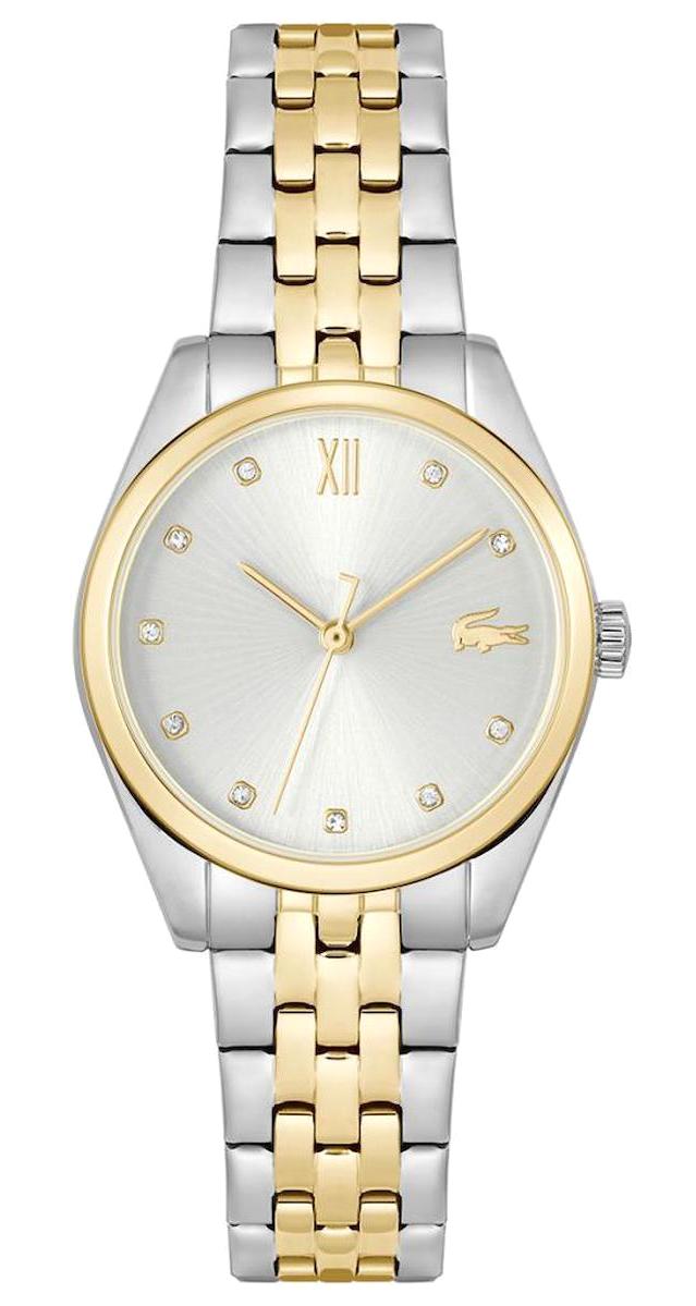 Lacoste LAC2001302 36 mm Altın-Gri Silikon Kordon Analog Kadın Kol Saati