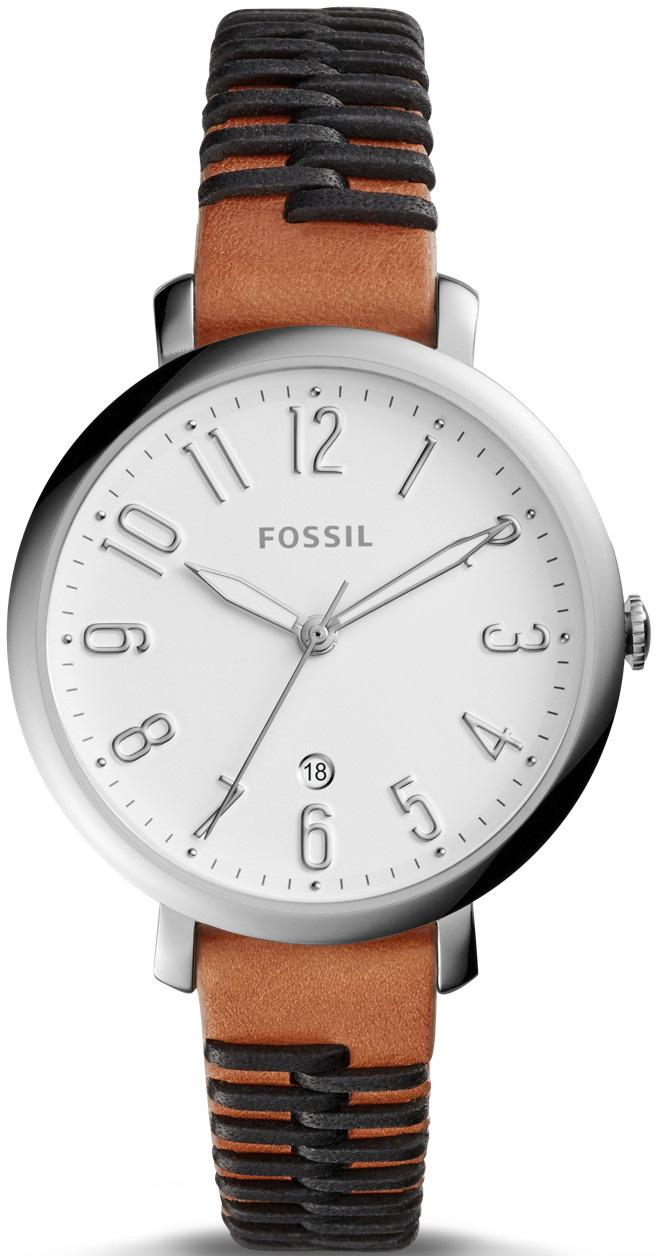 Fossil ES4208 41 mm Kahverengi Deri Kordon Analog Kadın Kol Saati