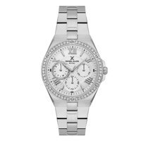 Daniel Klein DKE.1.10717.1 Takvimli 35 mm Gri Metal Kordon Analog Kadın Kol Saati