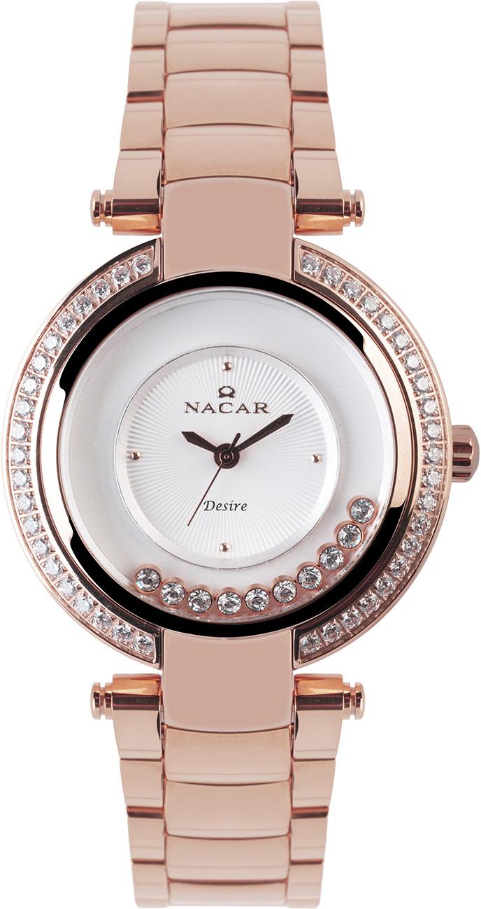 Nacar 33-396091-RSMS 38 mm Rose Gold Metal Kordon Analog Kadın Kol Saati