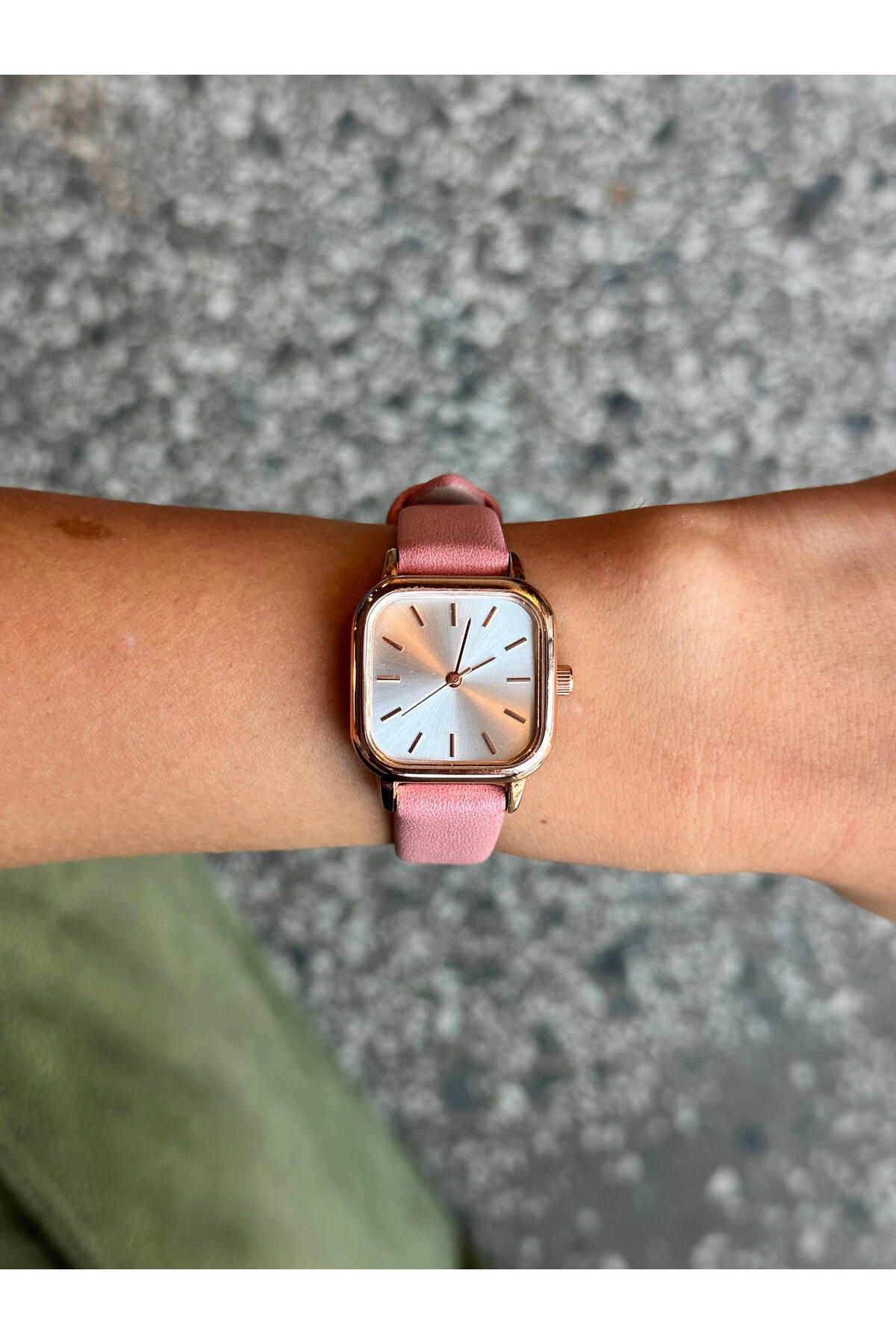 Padam Paris PDMS334 26-30 mm Pembe Deri Kordon Analog Kadın Kol Saati
