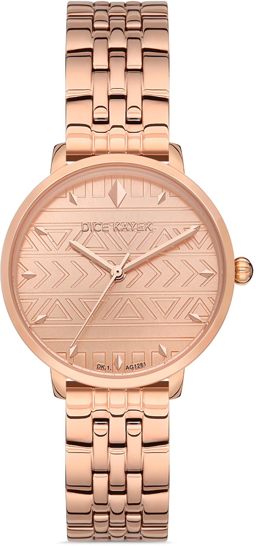 Dice Kayek DK.1.AG1281.05 31 mm Rose Gold Metal Kordon Analog Kadın Kol Saati