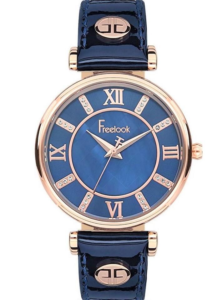 Freelook F.1.1025.01 38 mm Lacivert Çelik Kordon Analog Kadın Kol Saati
