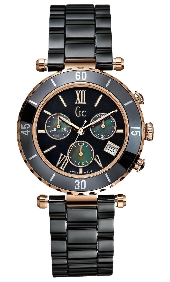 Guess GCI47504M2S Takvimli 39 mm Siyah Metal Kordon Analog Kadın Kol Saati