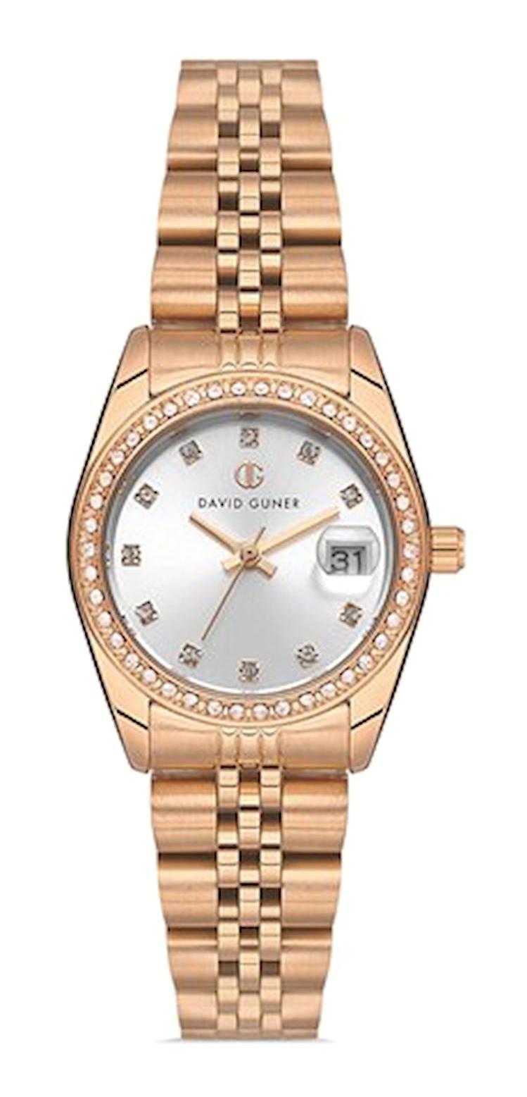 David Guner DG-8474LA-C1 26 mm Bronz Çelik Kordon Analog Kadın Kol Saati