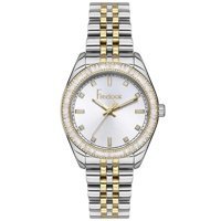Freelook FL.1.10093.1 35 mm Gri Çelik Kordon Analog Kadın Kol Saati