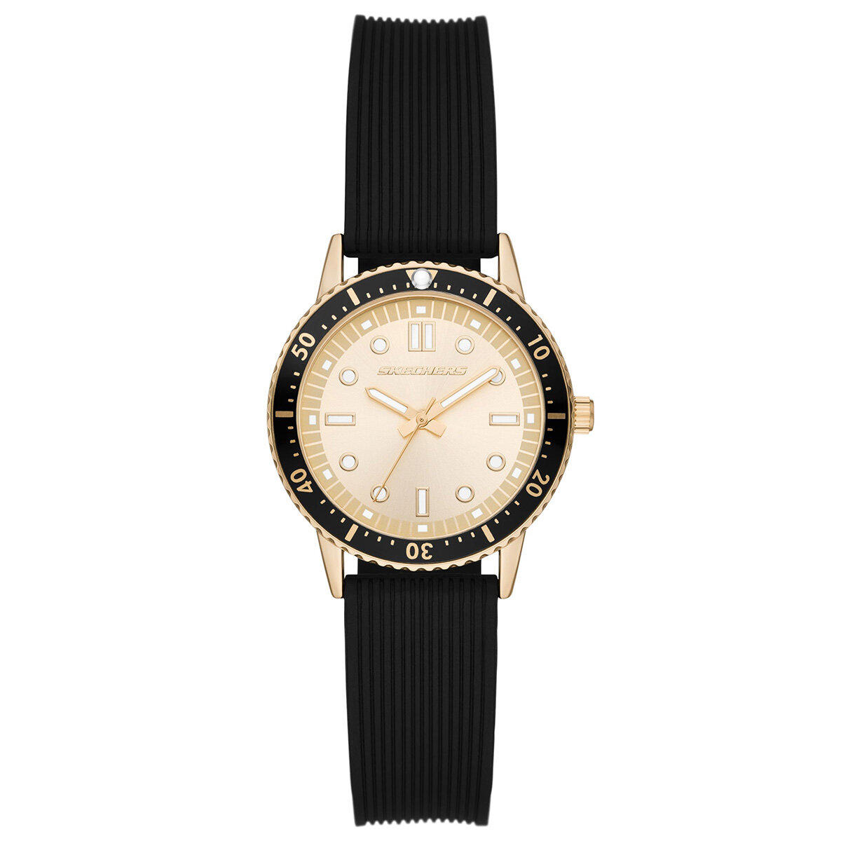 Skechers SR6295 30 mm Siyah Silikon Kordon Analog Kadın Kol Saati