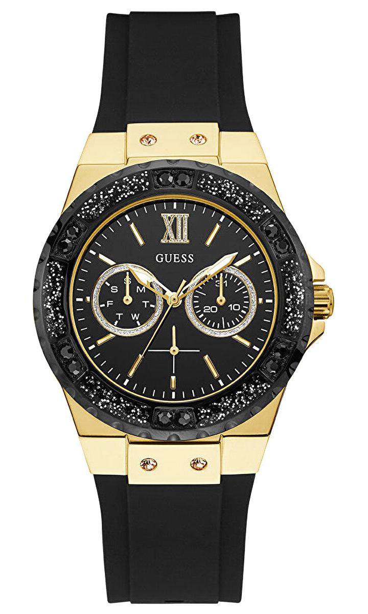 Guess GUW1053L7 Takvimli 39 mm Siyah Silikon Kordon Analog Kadın Kol Saati