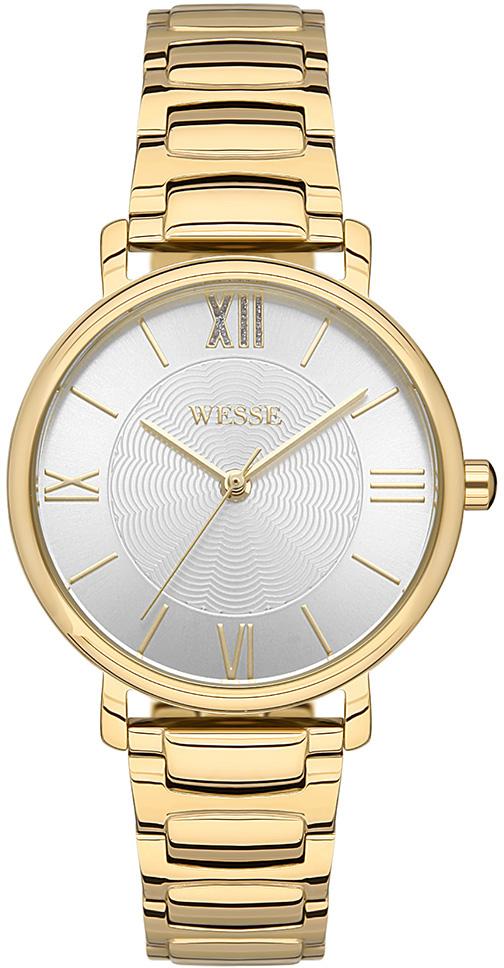 Wesse WWL302504 35 mm Altın Çelik Kordon Analog Kadın Kol Saati