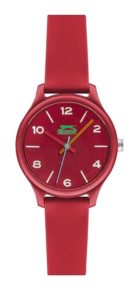 Slazenger SL.09.1912.3.04 32 mm Kırmızı Silikon Kordon Analog Kadın Kol Saati