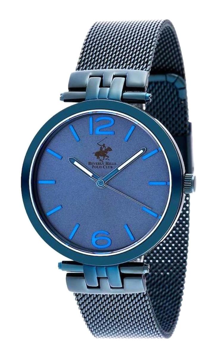 Beverly Hills Polo Club BH8087-05 35 mm Lacivert Metal Kordon Analog Kadın Kol Saati