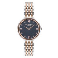 Lee Cooper LC07610.590 40 mm Altın-Gri Metal Kordon Analog Kadın Kol Saati