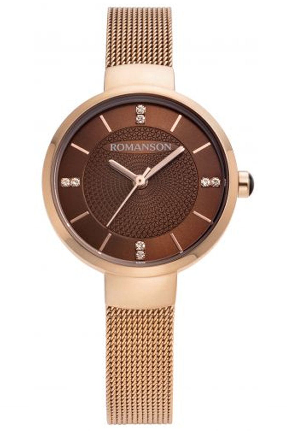 Romanson RM8A46LLRRAB6R 34 mm Bakır Çelik Kordon Analog Kadın Kol Saati